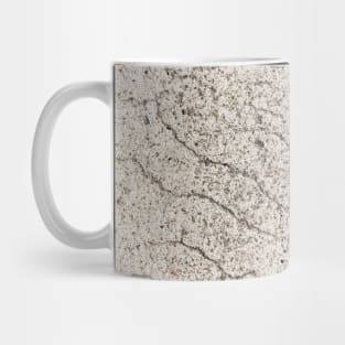 White Cracked Concrete Surface Mug